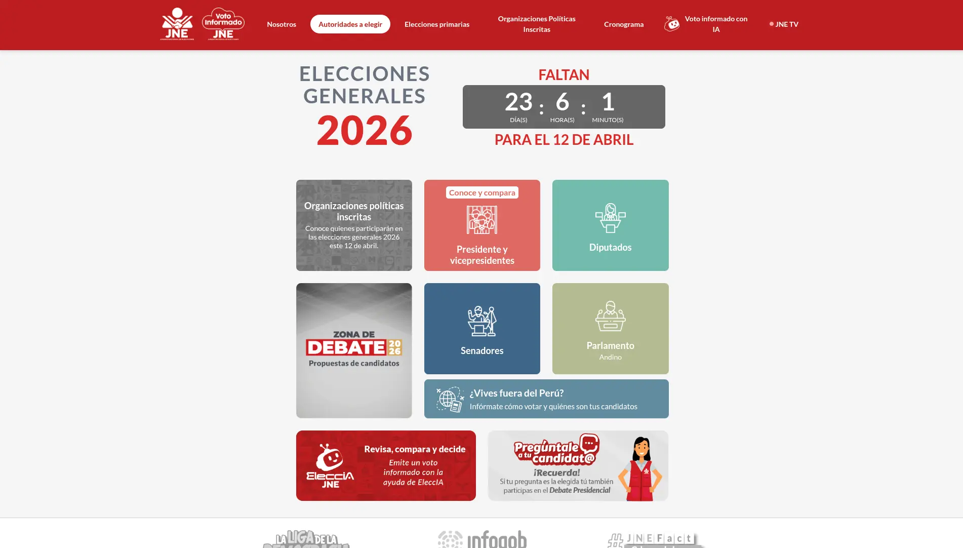 Voto informado - JNE